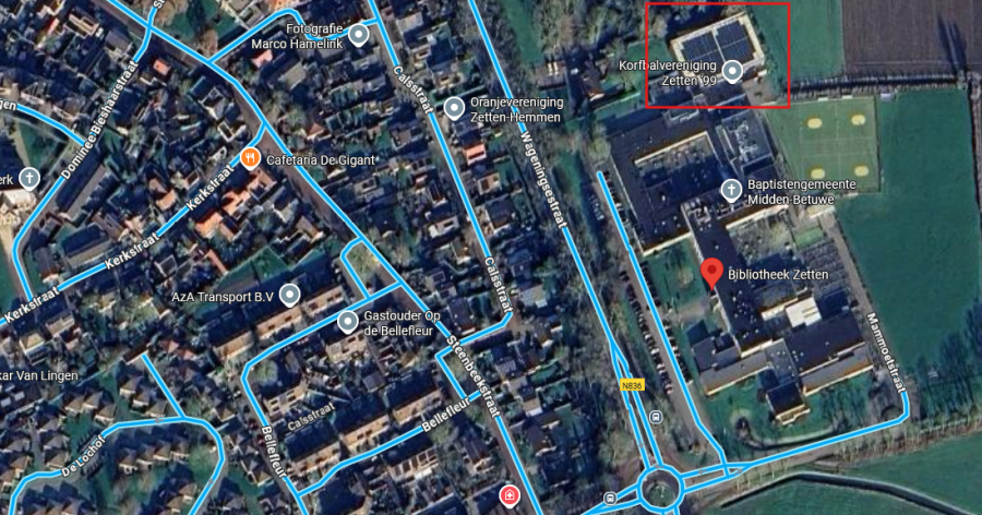 Xanthos tijdelijk verhuisd naar sporthal 'de Mammoet'