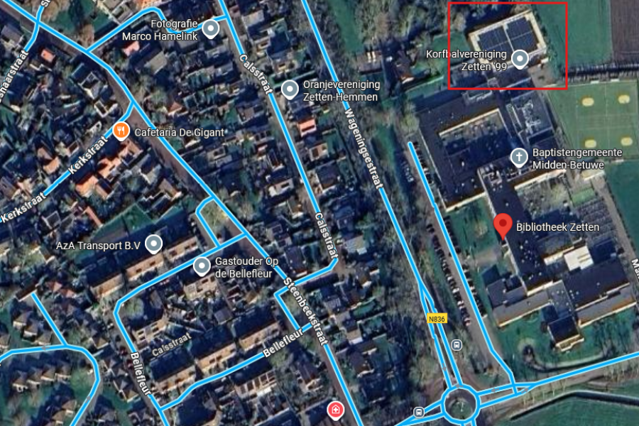 Xanthos tijdelijk verhuisd naar sporthal 'de Mammoet'